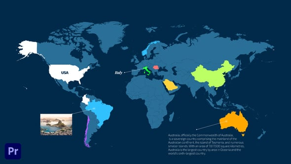 World Map Info | For Premiere Pro（314330）-技能树